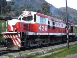 19. Estación de Huancavelica (Perú). 17 de abril de 2005.