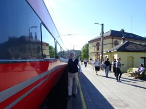 34. Estación de Honefoss (Noruega). 7 de junio de 2014.
